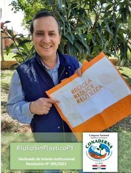 Buscan generar conciencia con campaña #JulioSinPlásticoPY